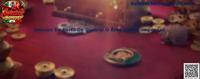 Sección de perfil de usuario o área de recompensas de una plataforma de juegos