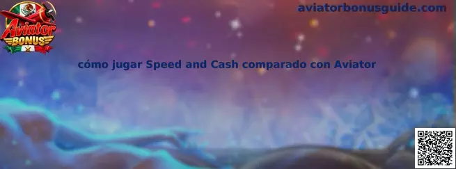 Ilustración de referencia para comparar cómo jugar Speed and Cash con Aviator