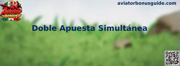 Guía visual de Doble Apuesta Simultánea en Aviator Bonus